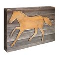 Designocracy Horse Art on Board Wall Decor 9815408